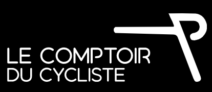 logo comptoir cycliste fond noir